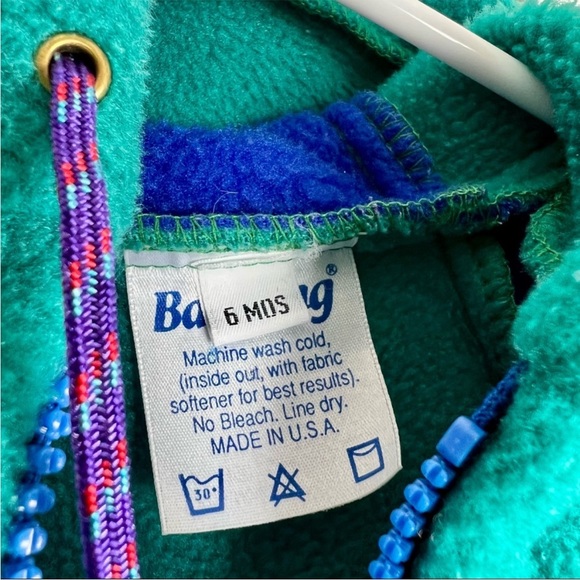 VINTAGE Baby Bag Zip Up Flip Glove JACKET - Picture 4 of 6